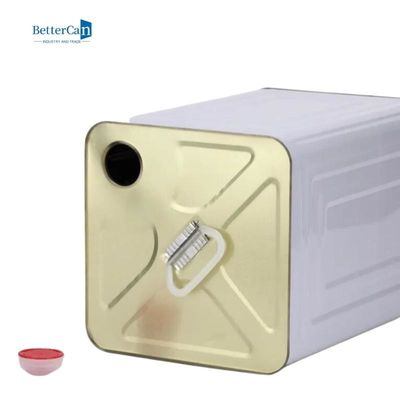 Luftdichtes Verpackenauto malen Metall Pail With Plastic Lid Tin Plate Containerss 20l