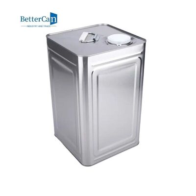 15Kg, das Farbe kann Quadrat Tin Bucket For Edible Oil/Musterd-Öl verziert