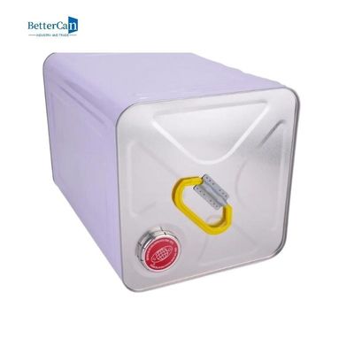 Leerer Quadrat-Farbeimer Tin Metal Buckets 20L mit Metalldeckel