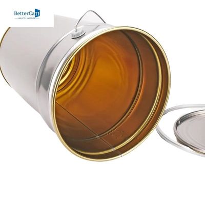 Leere 5 Gallonen-Farbeimer, 5 Gallone Tin Bucket Pail mit Metallgriff