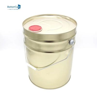 Goldleere 5 Gallonen-Eimer, Runde 20L Tin Bucket Pail