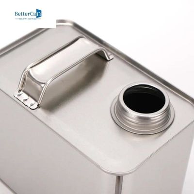 Leere 4L malen Tin Cans Square Oil Tin-Behälter mit Deckel