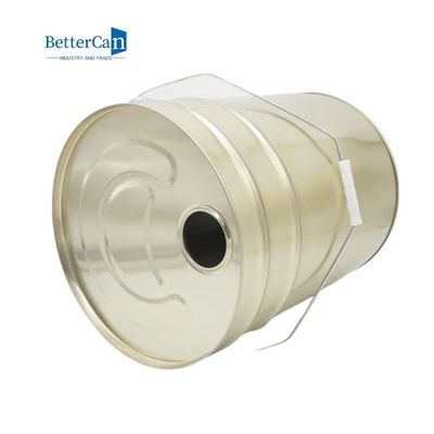 Goldleere 5 Gallonen-Eimer, Runde 20L Tin Bucket Pail
