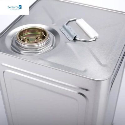 15Kg, das Farbe kann Quadrat Tin Bucket For Edible Oil/Musterd-Öl verziert