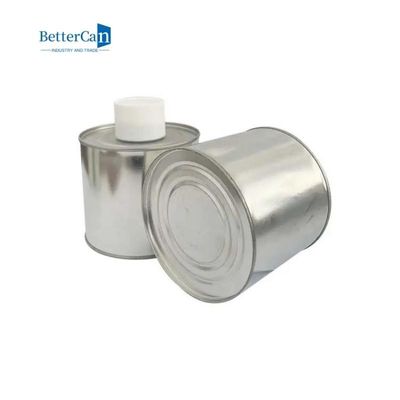 Des luftdichten Verschlusses industrielles Metall Tin Can With Plastic Lid des Farben-Zinn-100G