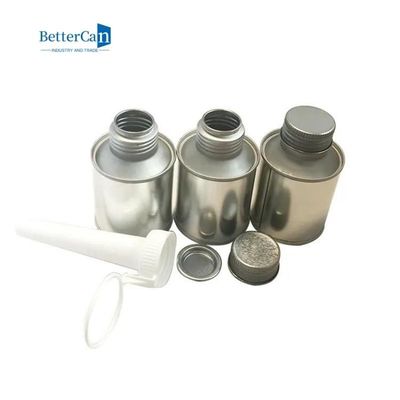 Zinn 100ml Tin Can Packaging Round Empty Metallfür Kleber-Zement