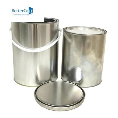 Farben-Tin Recycled Round Empty One-Gallonen-Farben-Dosen des luftdichten Verschlusses Metall