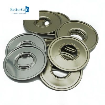 0.23mm Blechdruckmaterial einfache Teile 500ml runde Metallblechdose Deckel Boden mit 42mm Plastikdeckel
