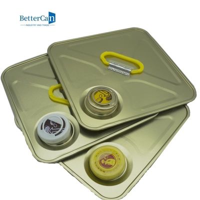 Quadrat Tin Can Parts L237*W237 18L 20L mit kundengebundenem Griff/Kappe