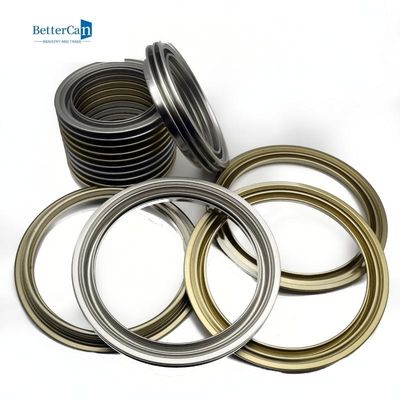 0.23mm Blechdruckmaterial einfache Teile 500ml runde Metallblechdose Deckel Boden mit 42mm Plastikdeckel