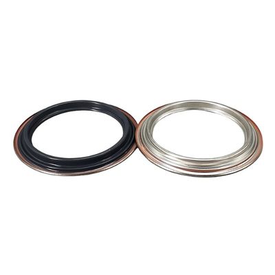 1 Liter Dreifachverschlussdeckel Ringe einfache Blechdose Komponenten Hebeldeckel D108mm D105mm
