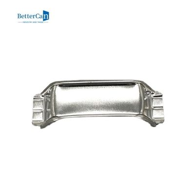 Unlinierte Oberflächen-Tin Can Handle Silver-/Goldfarbe für rechteckige Spitze