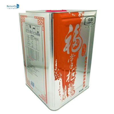 Leeres Metallspeiseöl-Zinn 15L Olive Tin Container With Handle