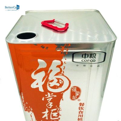 Leeres Metallspeiseöl-Zinn 15L Olive Tin Container With Handle