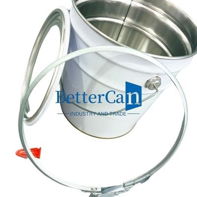 Druck von Logo Metal Tin Accessories Drum, der Ring For Conical Tin Can-Eimer zuschließt