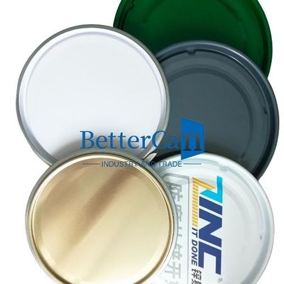 0.35mm 0.43mm Tin Accessories Tinplate Metal Lock Ring Metal Lug Lid With Gummi
