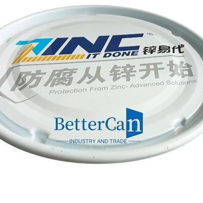0.35mm 0.43mm Tin Accessories Tinplate Metal Lock Ring Metal Lug Lid With Gummi