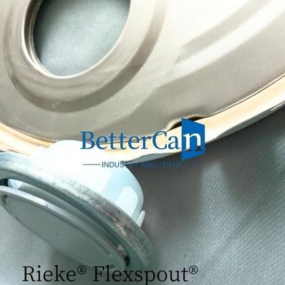 300mm Blechbehälter Zubehör 0,38mm Metalldeckel mit Rieke Flexspout Kappe für 20l Metallbehälter