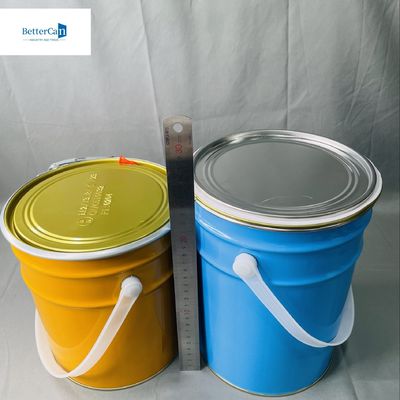 10L Konische Blechdose mit Schließring Blechbehälter OEM 5L Sika Behälter Metallbehälter
