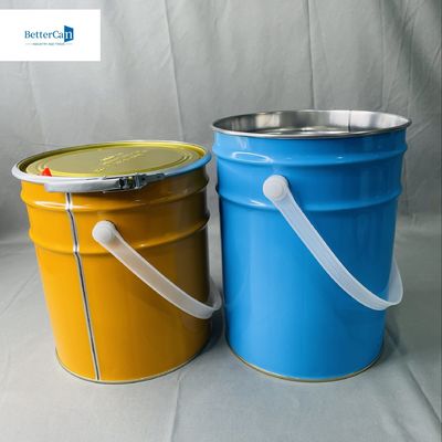 10L Konische Blechdose mit Schließring Blechbehälter OEM 5L Sika Behälter Metallbehälter