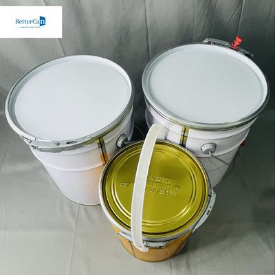 10 Liter Industrieleere Behälter mit Schließring 0,35 mm Dicke 5 Liter leere Eimer