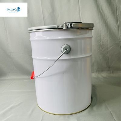 10 Liter Metall Eimer Eimer mit Deckel 2,2 Gallonen Flüssig Verpackung Leere beschichtete Dose