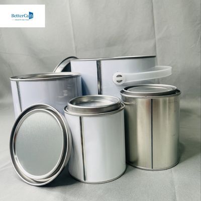 4 Liter industrielle Lösungsmittel 1 Gallonen Blechdose für chemische Klebstoffe CMYK-Druck