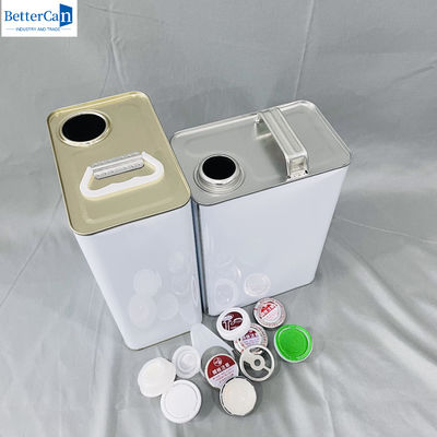 500 ml leere mit Farbe beschichtete Zinndosen 1 Liter Industriebehälter mit Metallkappe