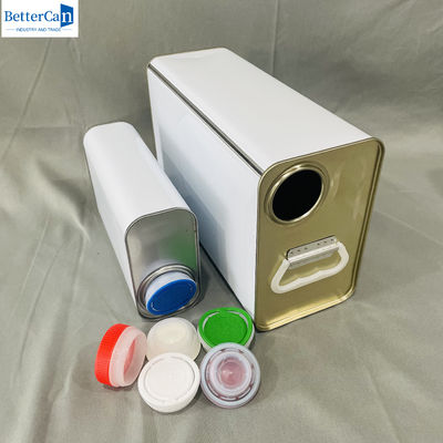 1 Quart Autolack Set leere Zinndosen 1 Liter Quadrat Metallverpackung