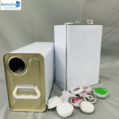 Runde 4 Liter einfache Hebeldeckel 1 Gallonen Farbe Eimer Zinnverpackung